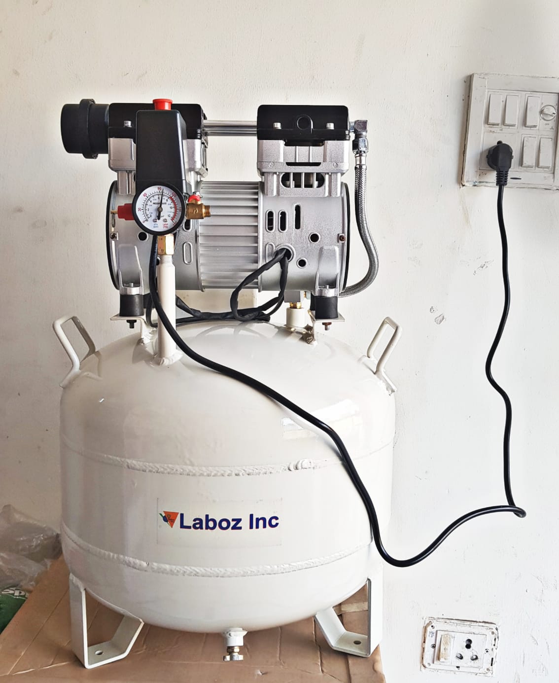 LABOZ Compressor (1)+Disposable PMT set(5) + 3 Ply Mask(1) +Glass Bead Sterilizer(1) +Surface Disinfectant(1)